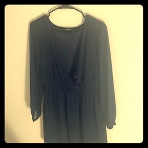 Blue Express Long Sleeve Dress